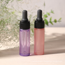 Empty Clear 15ml Tube Vials Glass Dropper Bottles With Pipette Serum Droppers For Essential Oil Packaging